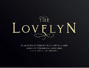 Lovelyn font