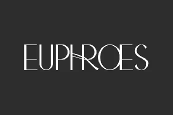 Euphroes font