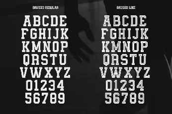 Brusko font