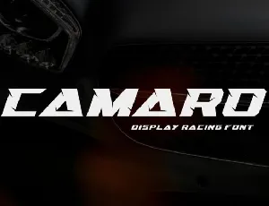 Camaro Typeface font