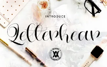 Letterhear Calligraphy font