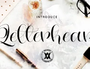 Letterhear Calligraphy font