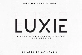 Luxie font