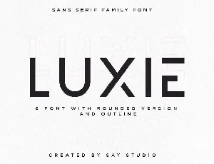 Luxie font