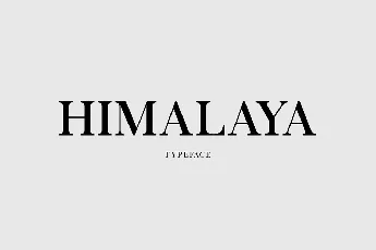 Himalaya font