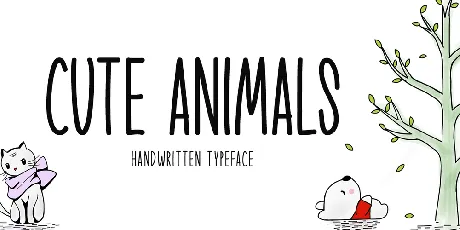 Cute Animals font