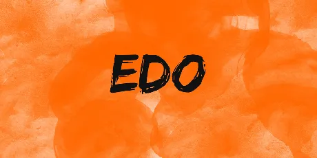 Edo font