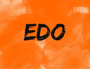 Edo font