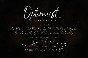 Optimust font