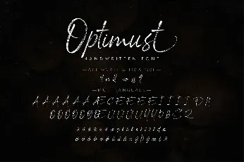 Optimust font