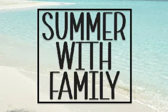 Summer With Family font