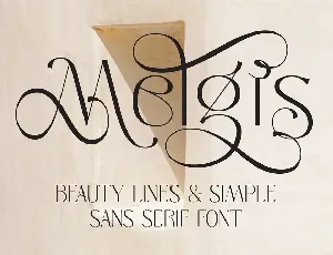 Melgis font