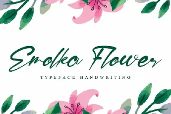 Emolka Flower Script font