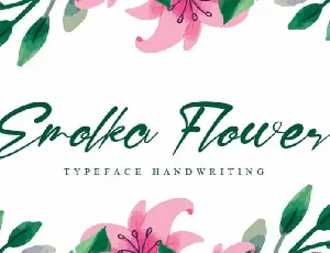 Emolka Flower Script font