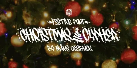 Christmas Cypher font