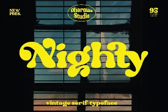 DS Nighty DEMO font