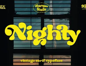 DS Nighty DEMO font