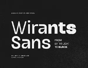 Wirants Family font