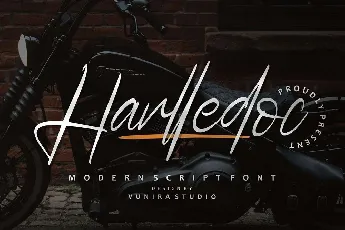 Harlledoc font