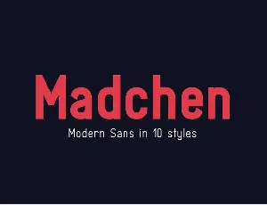 Madchen font