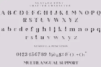 Sunflor font