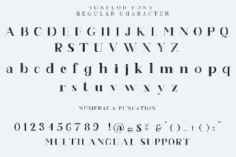 Sunflor font