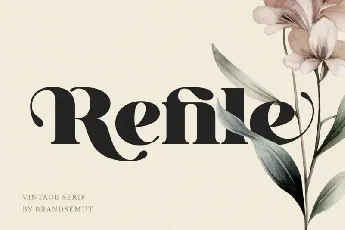 Refile font