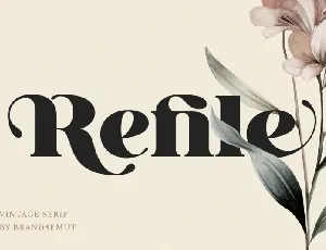 Refile font