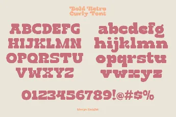 Morge Knight Demo font