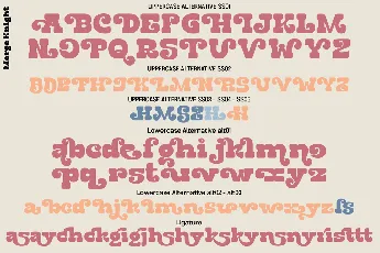 Morge Knight Demo font