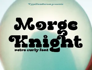 Morge Knight Demo font