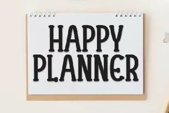 Happy Planner Display font