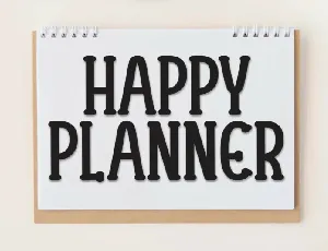 Happy Planner Display font