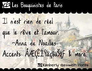 KG Les Bouquinistes de Paris font