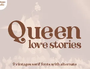 Queen Love Stories font