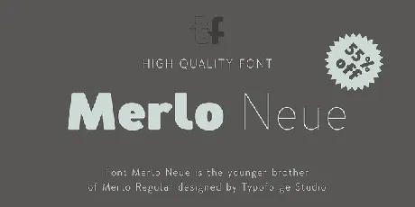 Merlo Neue Family font