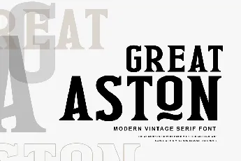 Great Aston font