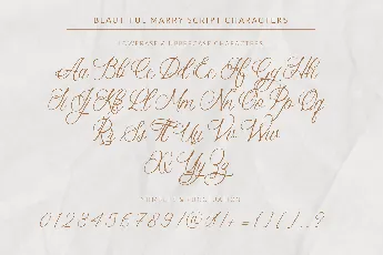 Beautiful Marry font