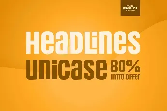 Headlines Unicase font