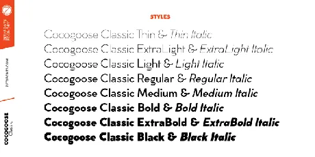 Cocogoose Classic Famly font