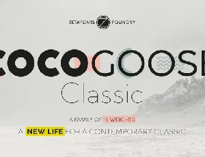 Cocogoose Classic Famly font