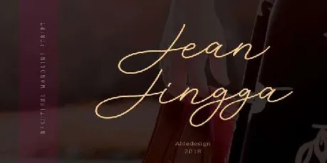 Jean Jingga font