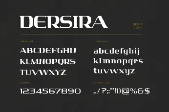 Dersira font