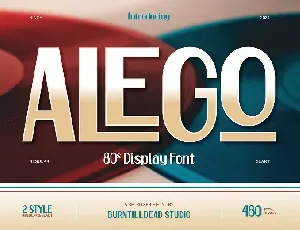 Alego font