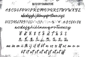 Blitz City Typeface font