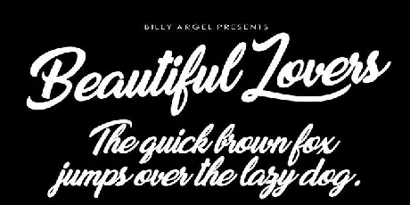 Beautiful Lovers font