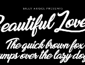 Beautiful Lovers font