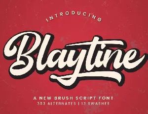 Blaytine font