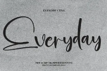 Everyday Script font