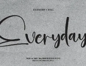 Everyday Script font